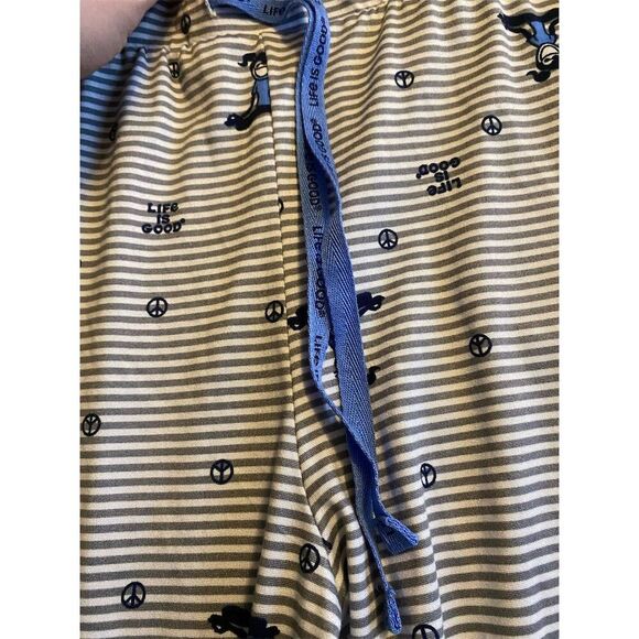 Life is Good Women's Striped Pajama Pants Size L Multicolor - Picture 2 of 4